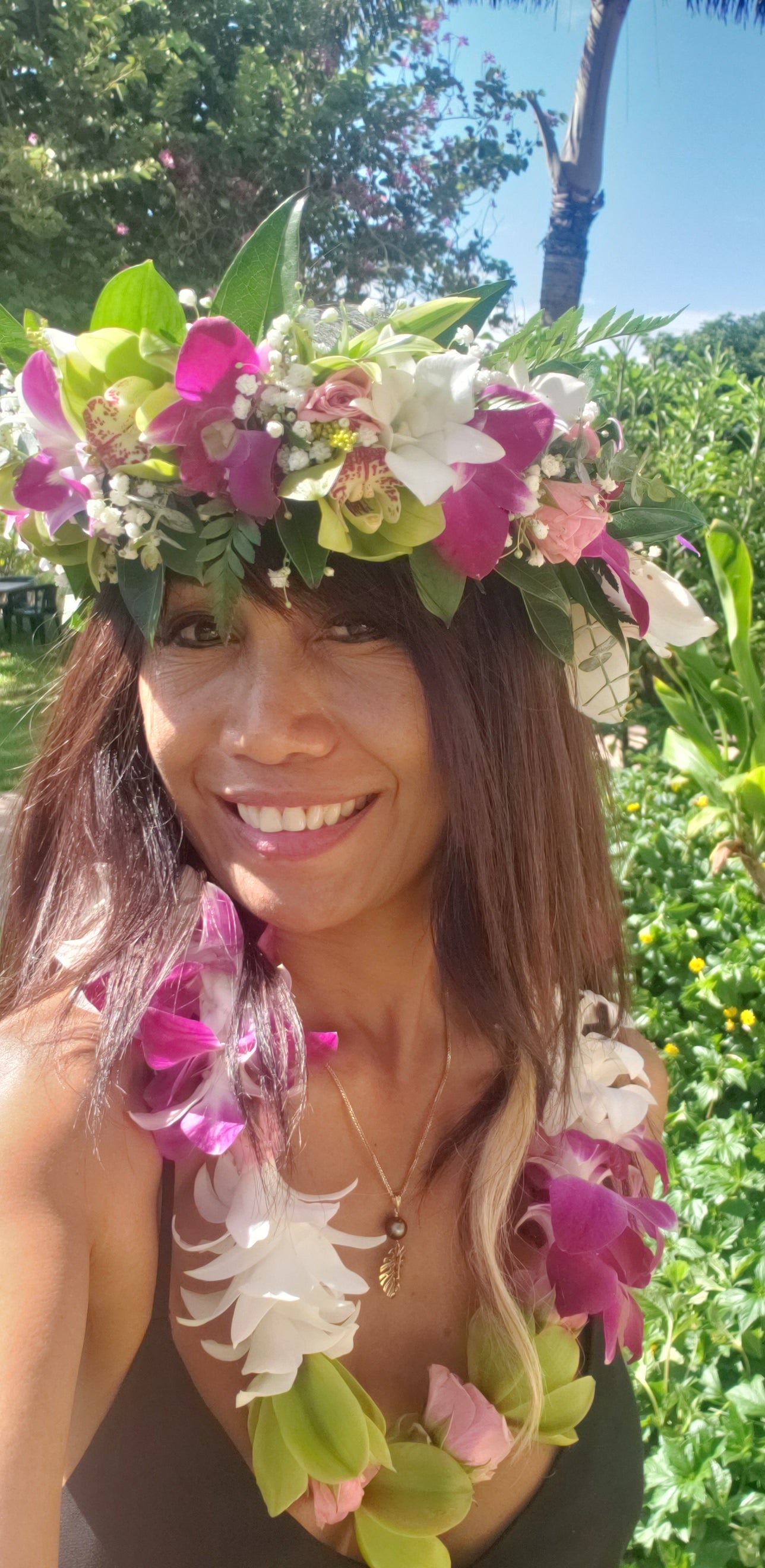 Haku Leis Crown for Adults