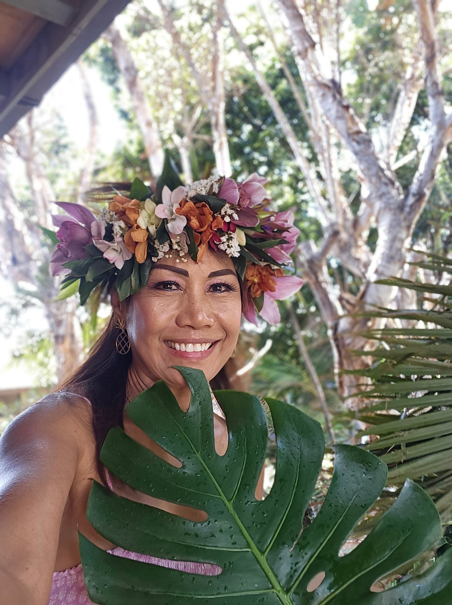 Haku Leis Crown for Adults