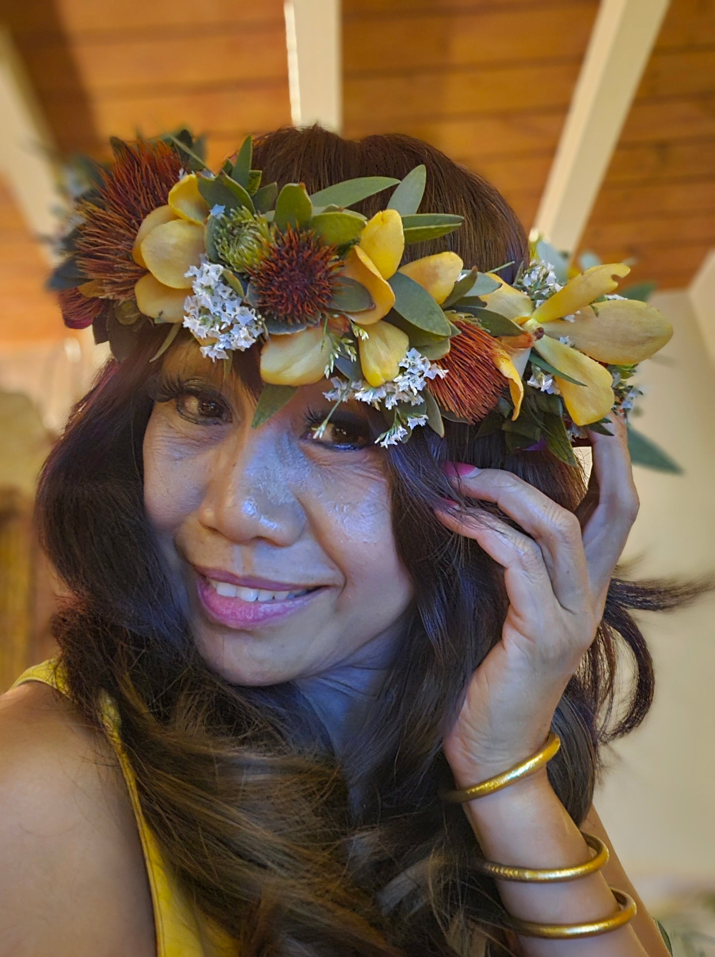 Haku Leis Crown for Adults